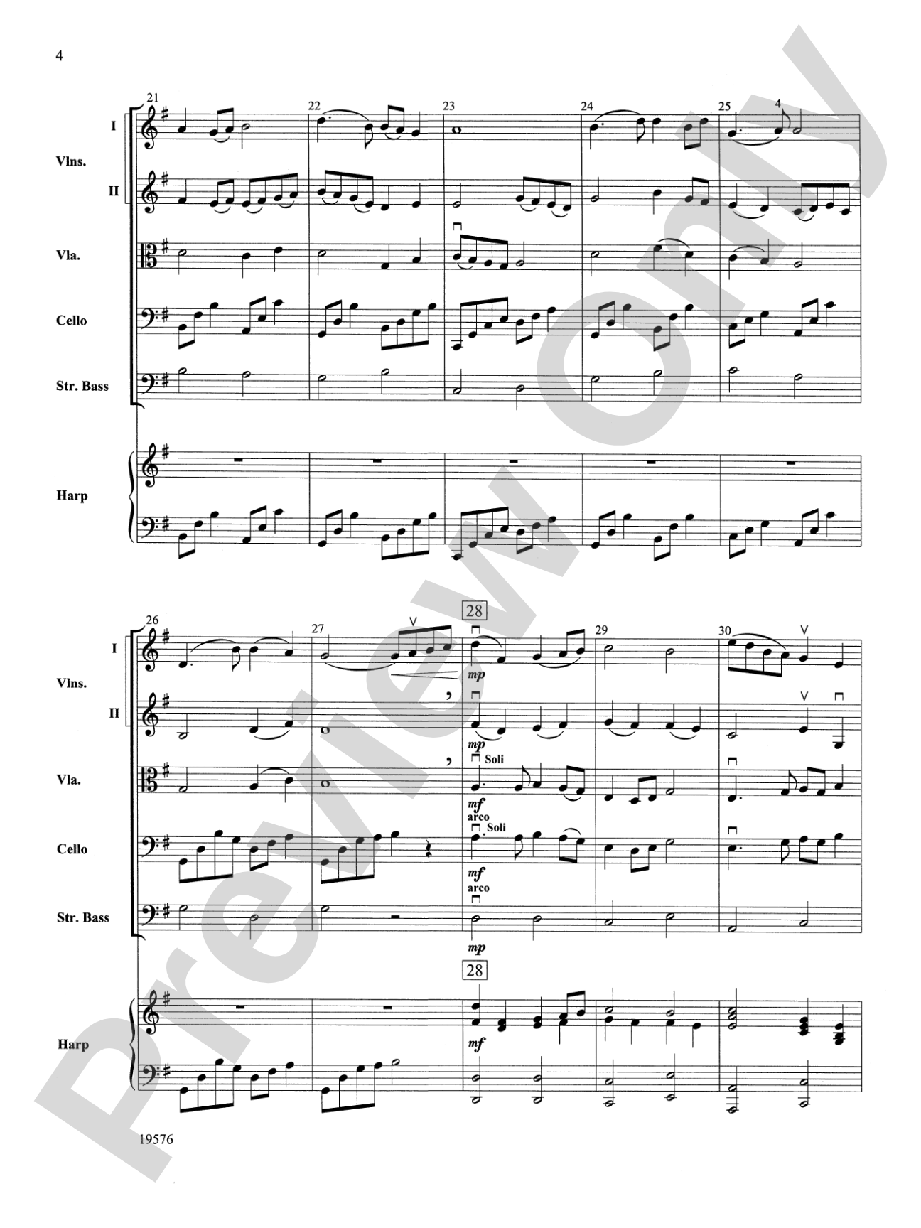 Spring Breezes: String Orchestra Conductor Score & Parts
