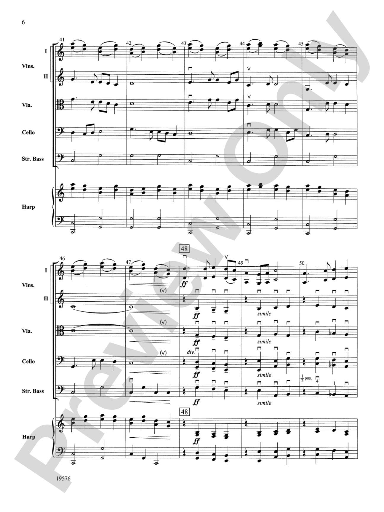 Spring Breezes: String Orchestra Conductor Score & Parts