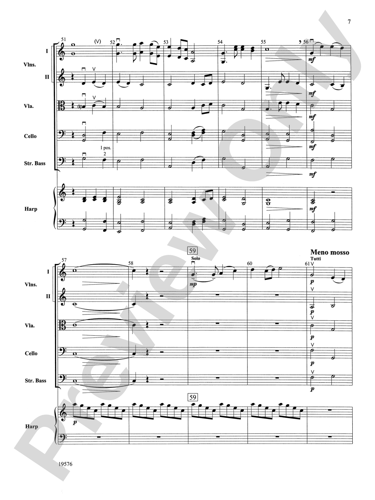 Spring Breezes: String Orchestra Conductor Score & Parts