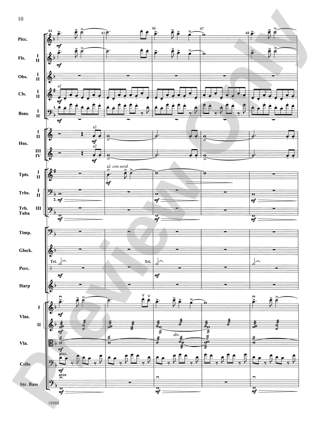 Camp Meeting (Fantasia on Early American Hymns): Full Orchestra Conductor Score & Parts