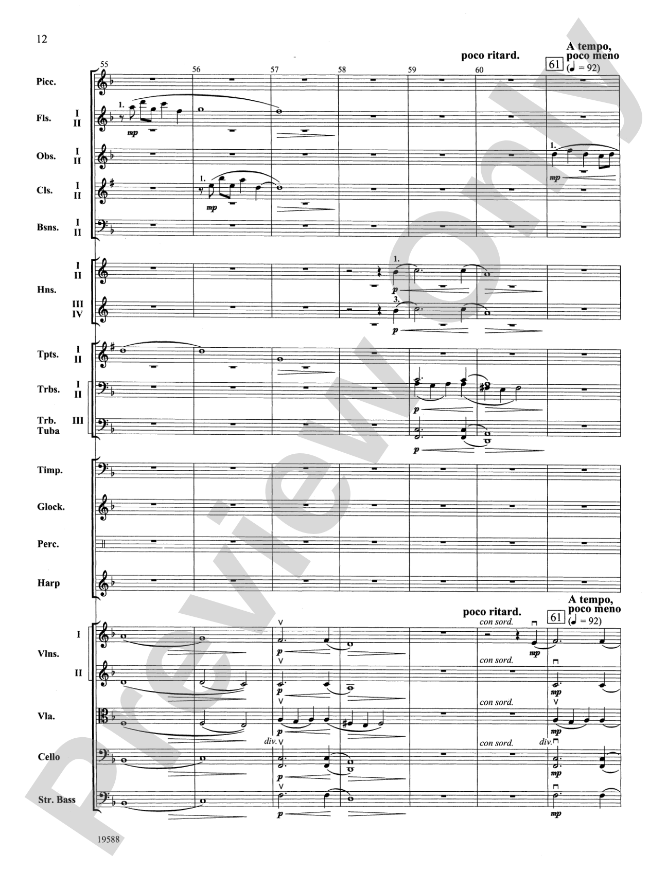 Camp Meeting (Fantasia on Early American Hymns): Full Orchestra Conductor Score & Parts