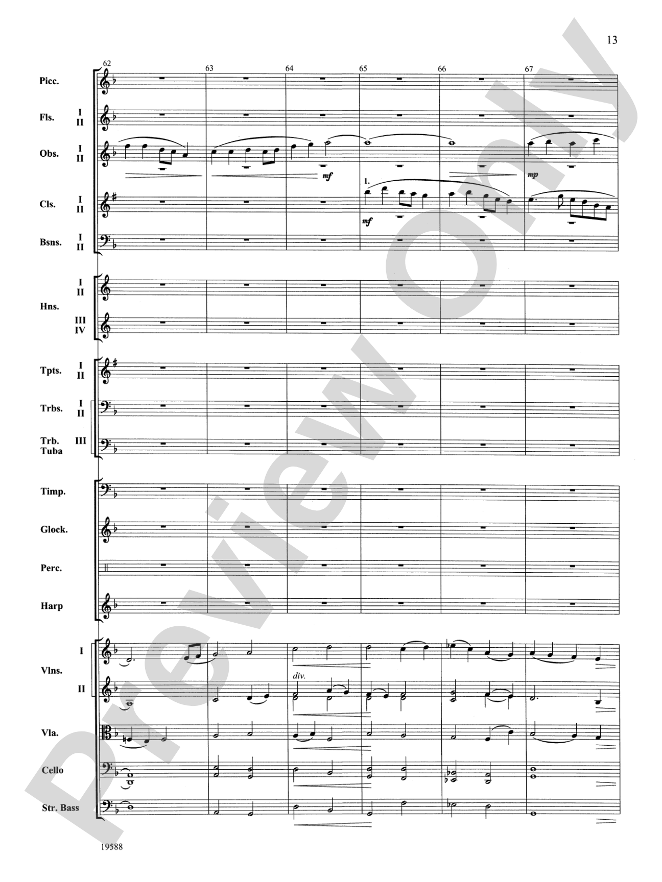 Camp Meeting (Fantasia on Early American Hymns): Full Orchestra Conductor Score & Parts