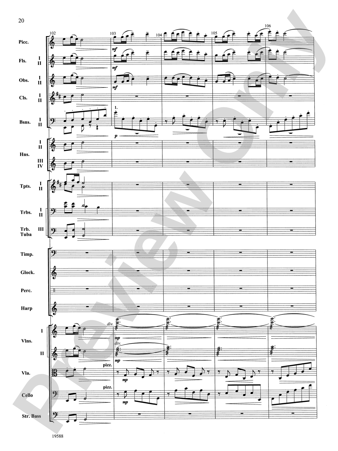 Camp Meeting (Fantasia on Early American Hymns): Full Orchestra Conductor Score & Parts