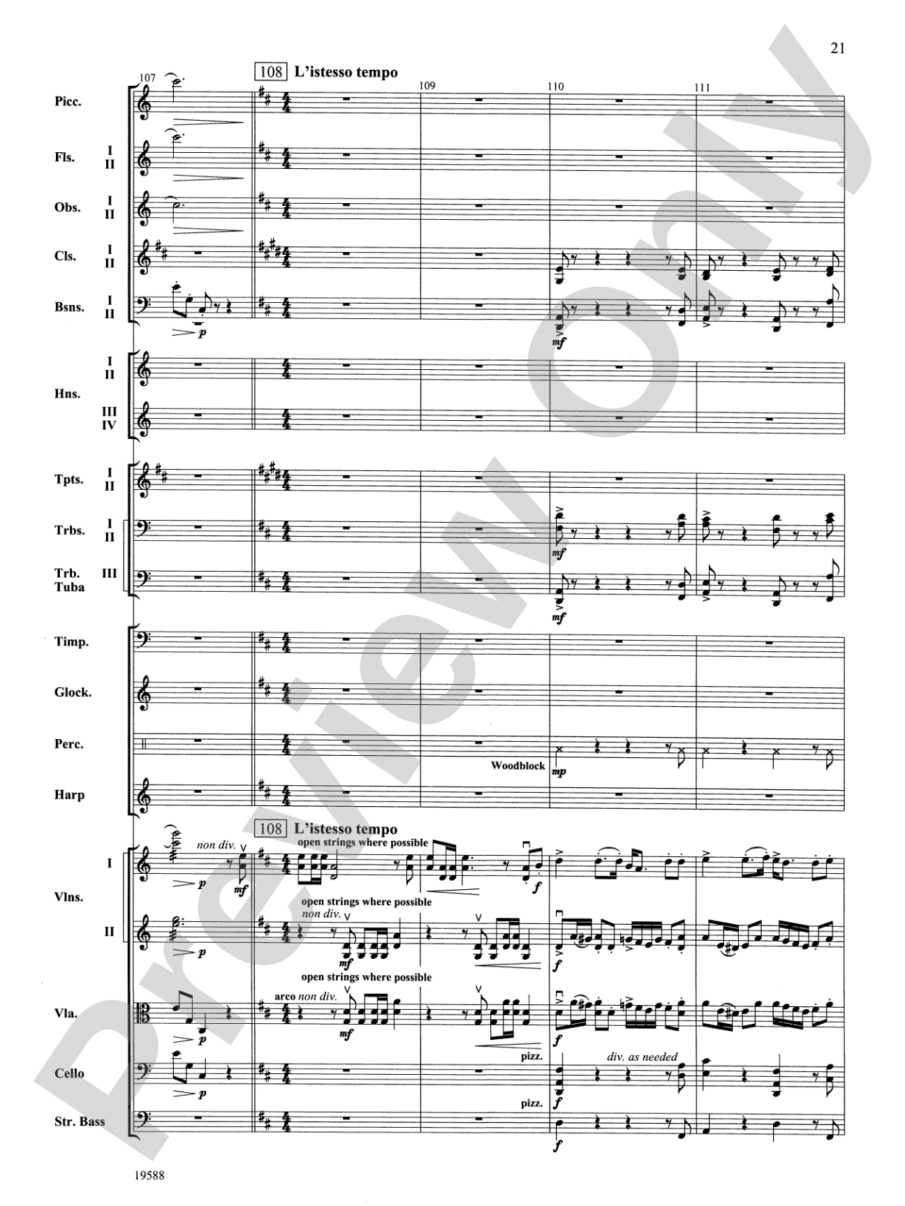 Camp Meeting (Fantasia on Early American Hymns): Full Orchestra Conductor Score & Parts