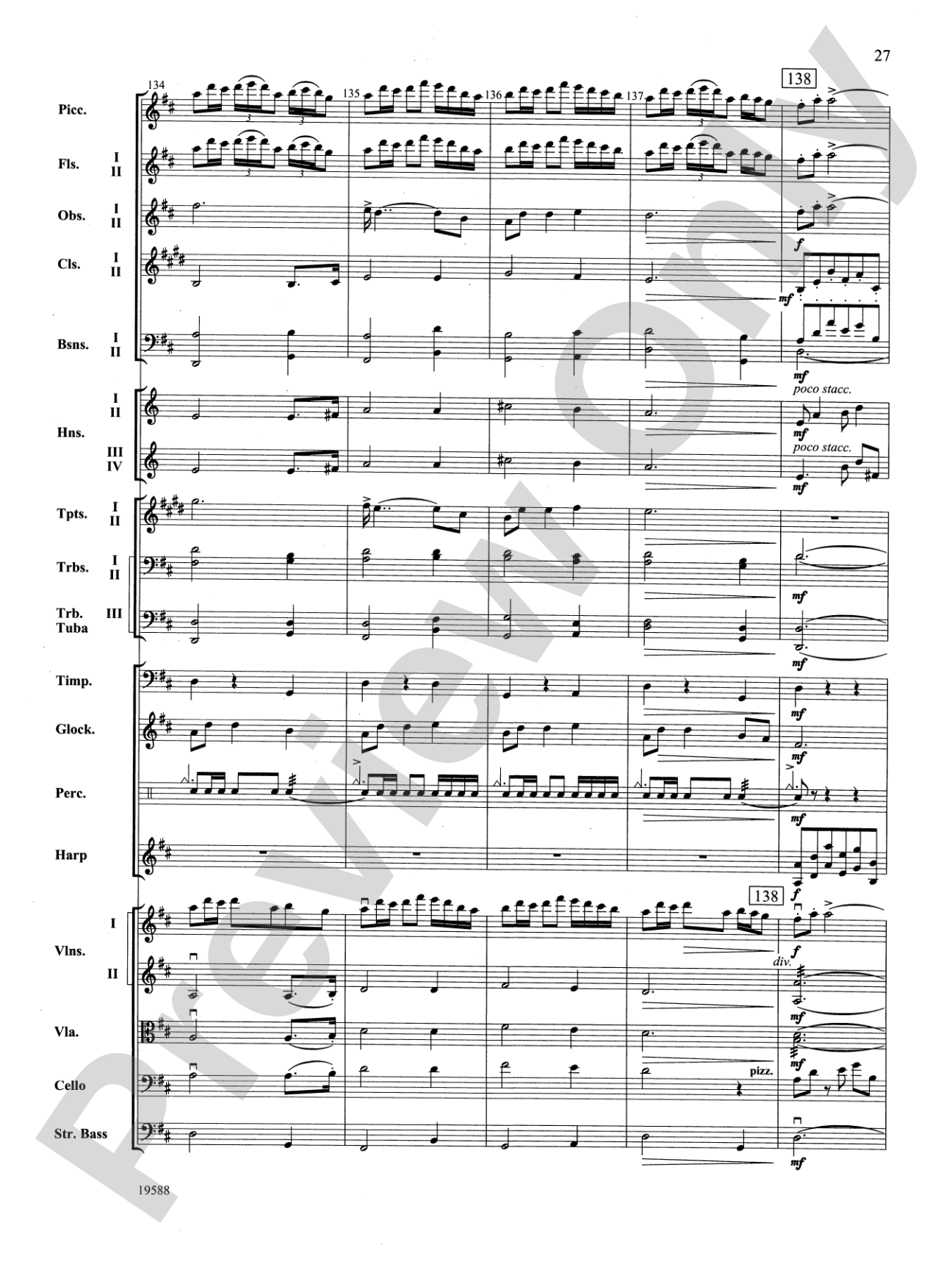 Camp Meeting (Fantasia on Early American Hymns): Full Orchestra Conductor Score & Parts