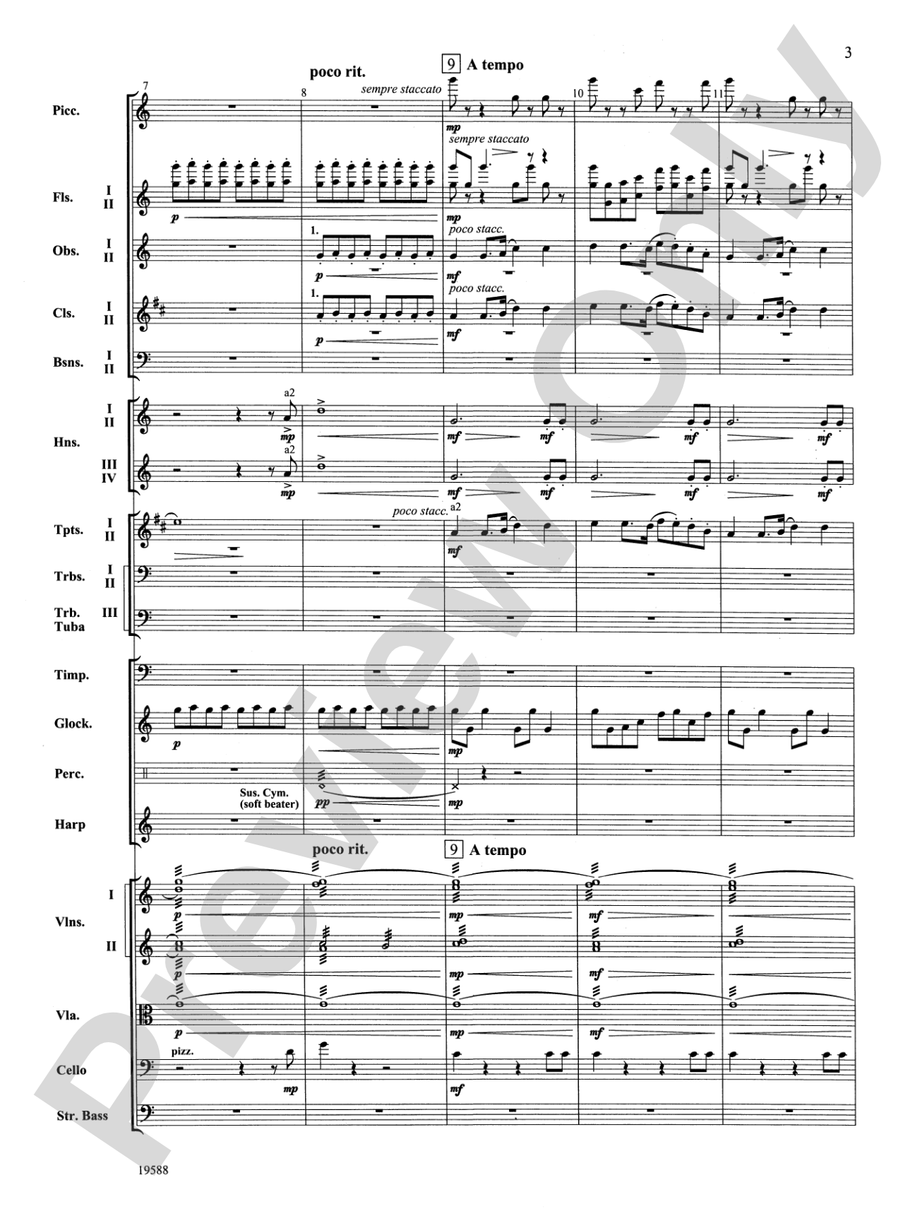 Camp Meeting (Fantasia on Early American Hymns): Full Orchestra Conductor Score & Parts