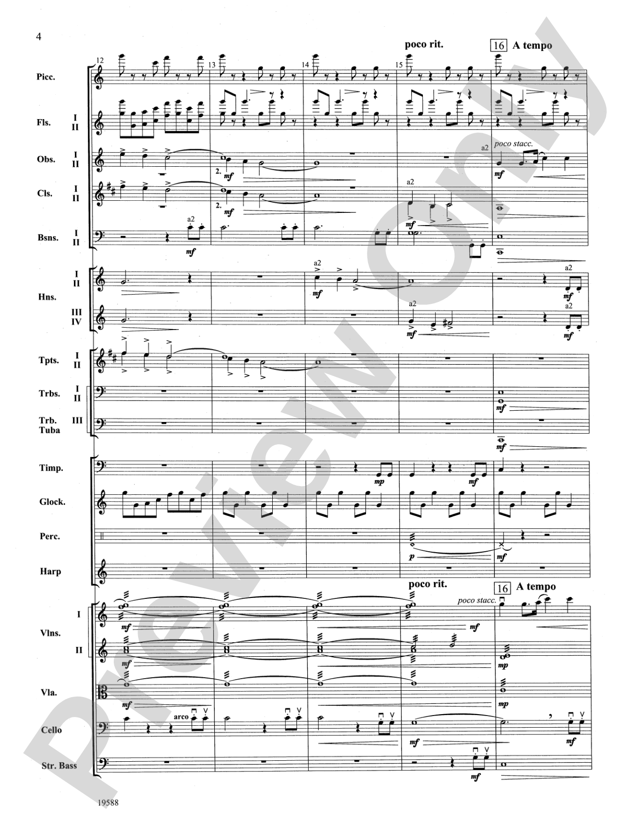 Camp Meeting (Fantasia on Early American Hymns): Full Orchestra Conductor Score & Parts