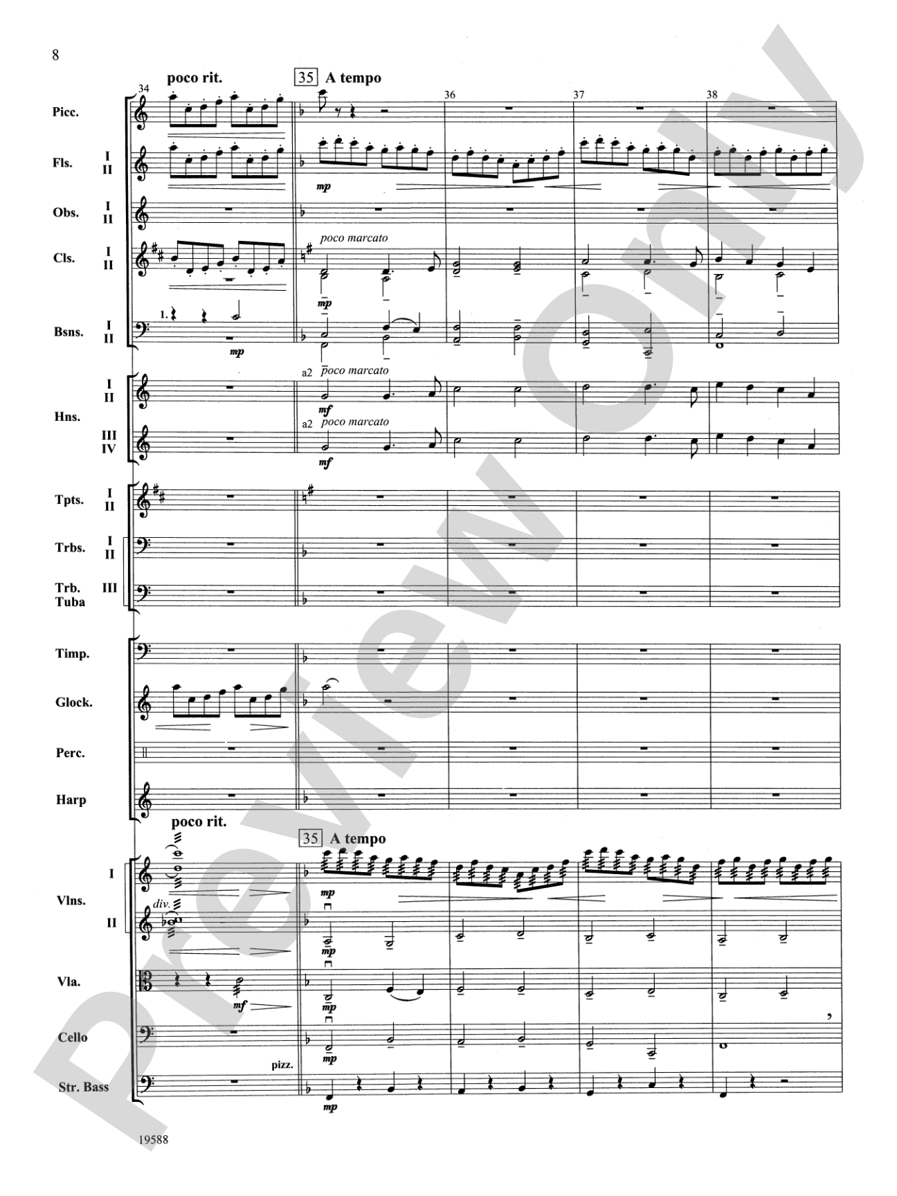 Camp Meeting (Fantasia on Early American Hymns): Full Orchestra Conductor Score & Parts
