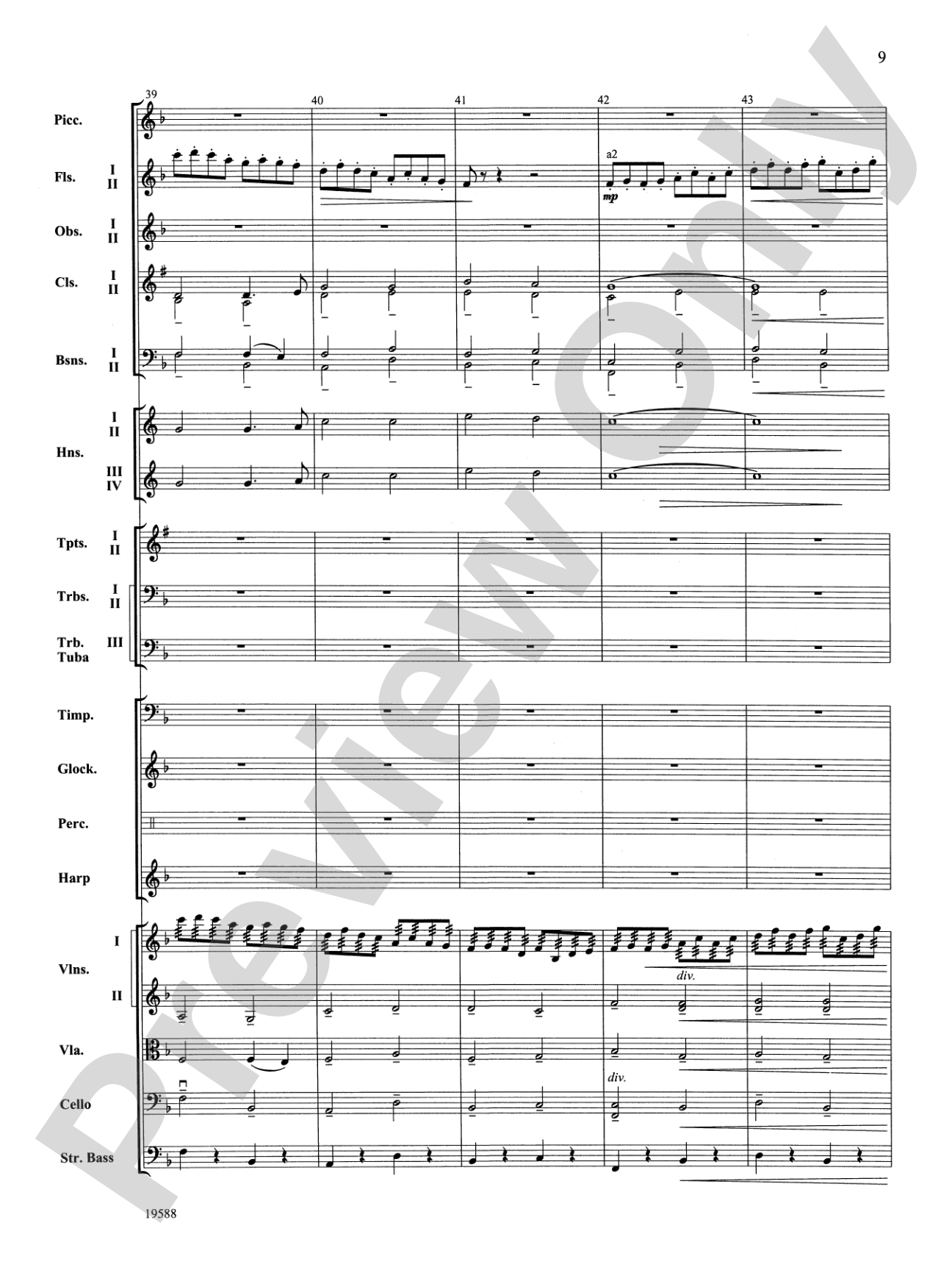 Camp Meeting (Fantasia on Early American Hymns): Full Orchestra Conductor Score & Parts