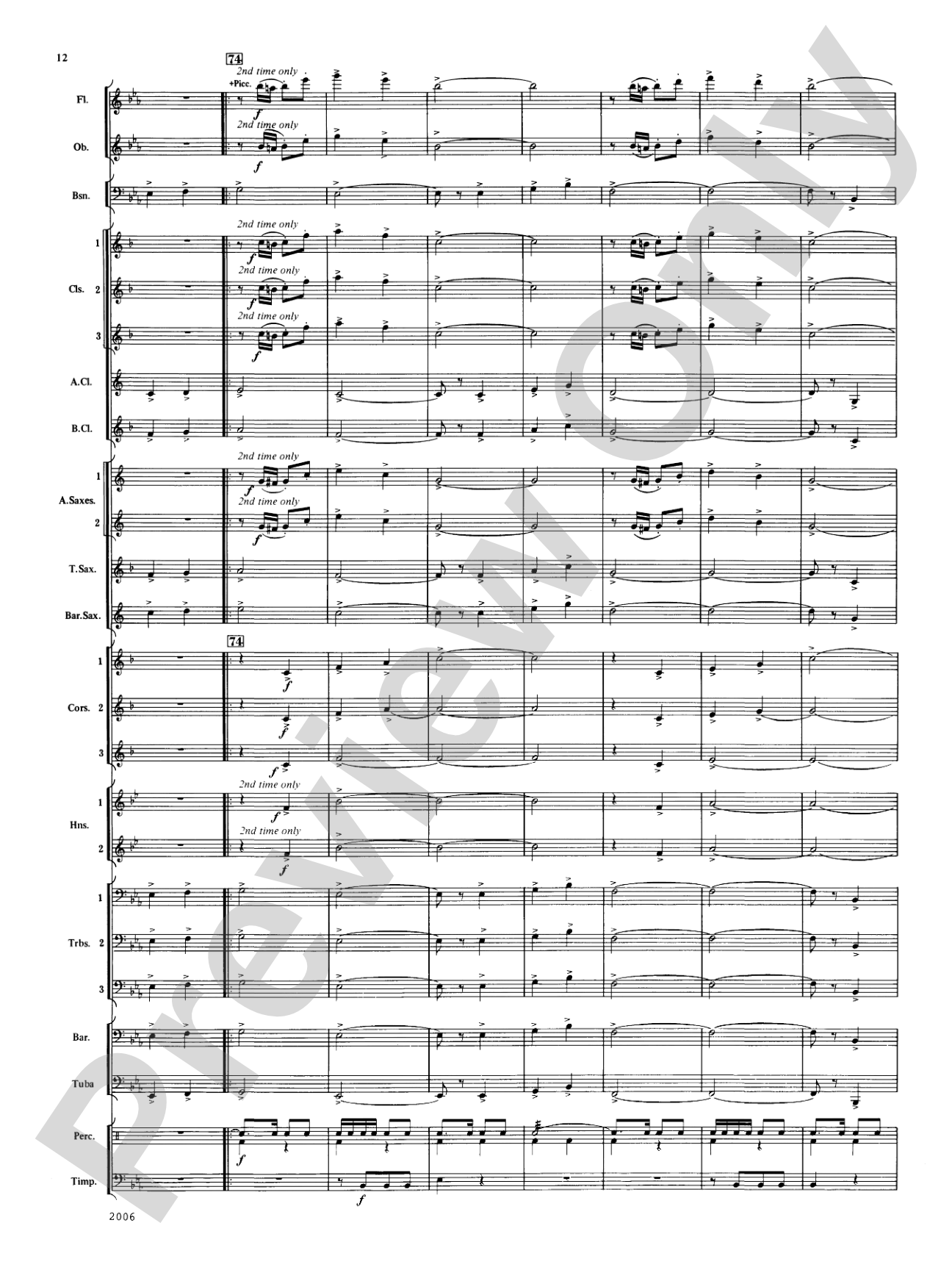Shenandoah Valley: Concert Band Conductor Score & Parts