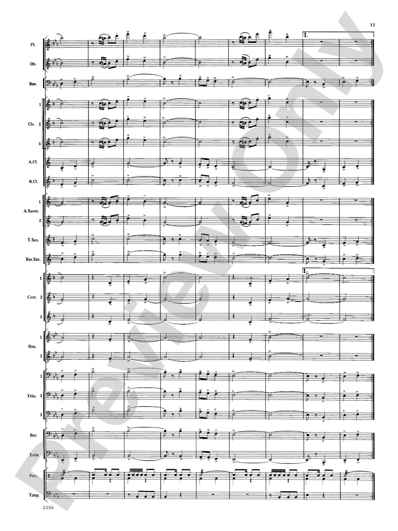 Shenandoah Valley: Concert Band Conductor Score & Parts
