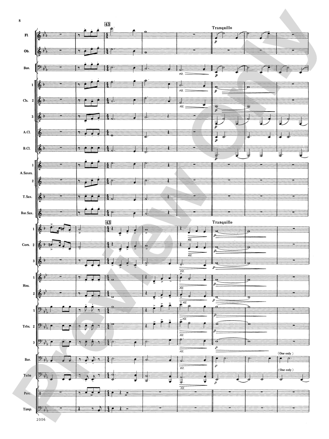 Shenandoah Valley: Concert Band Conductor Score & Parts