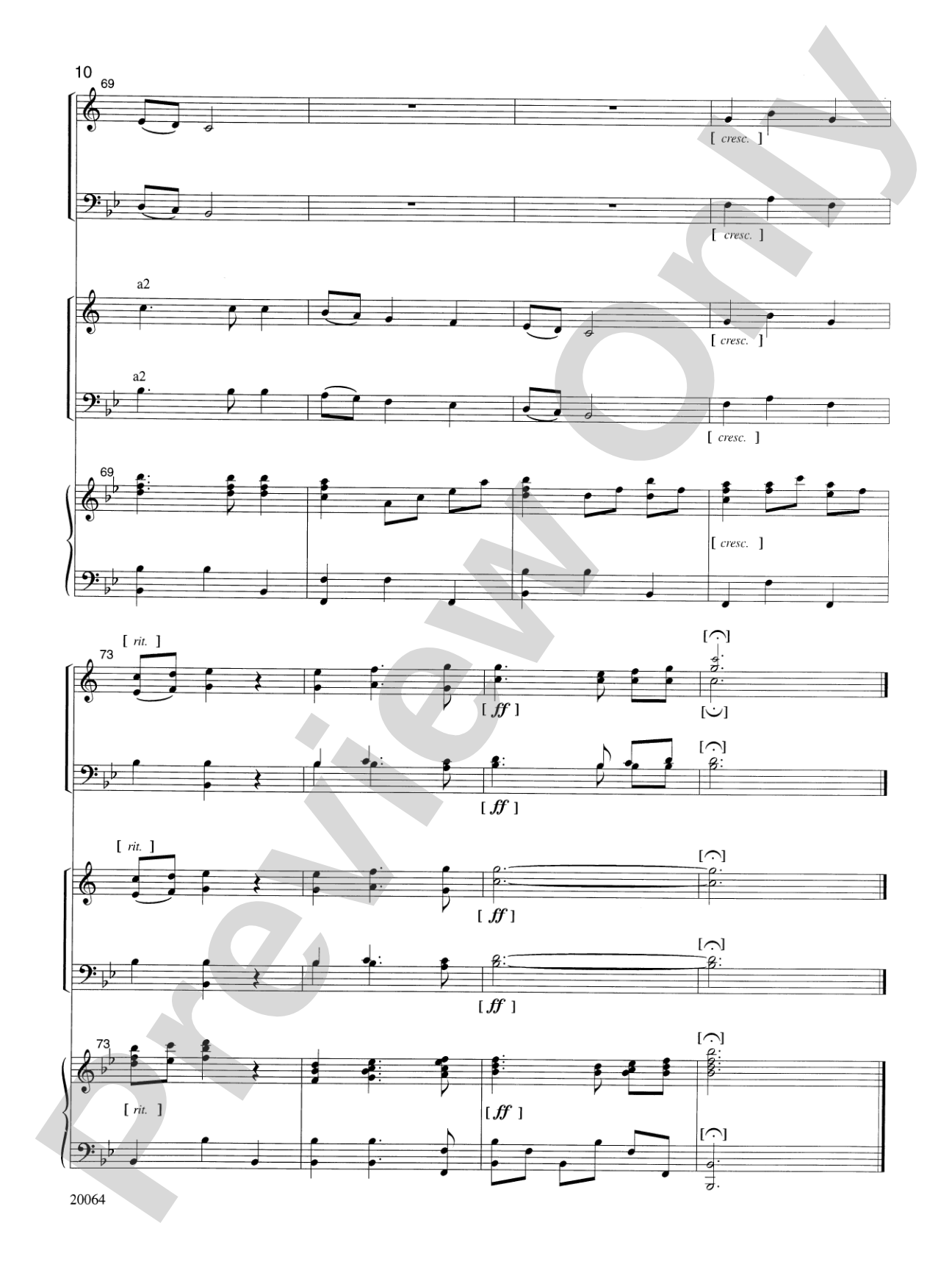 Antiphonal Gloria: Choral SoundPax
