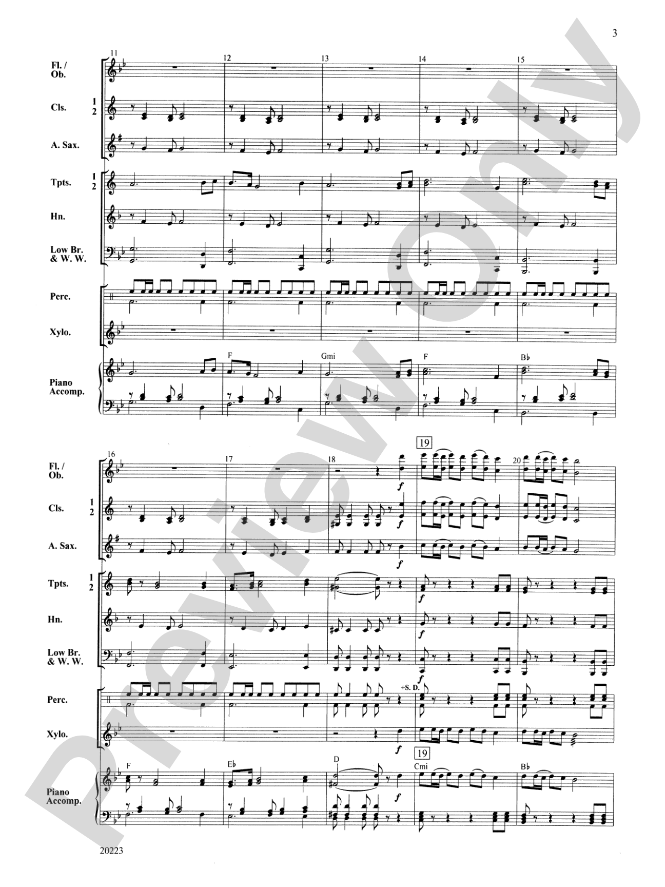 Trumpets of Seville: Concert Band Conductor Score & Parts