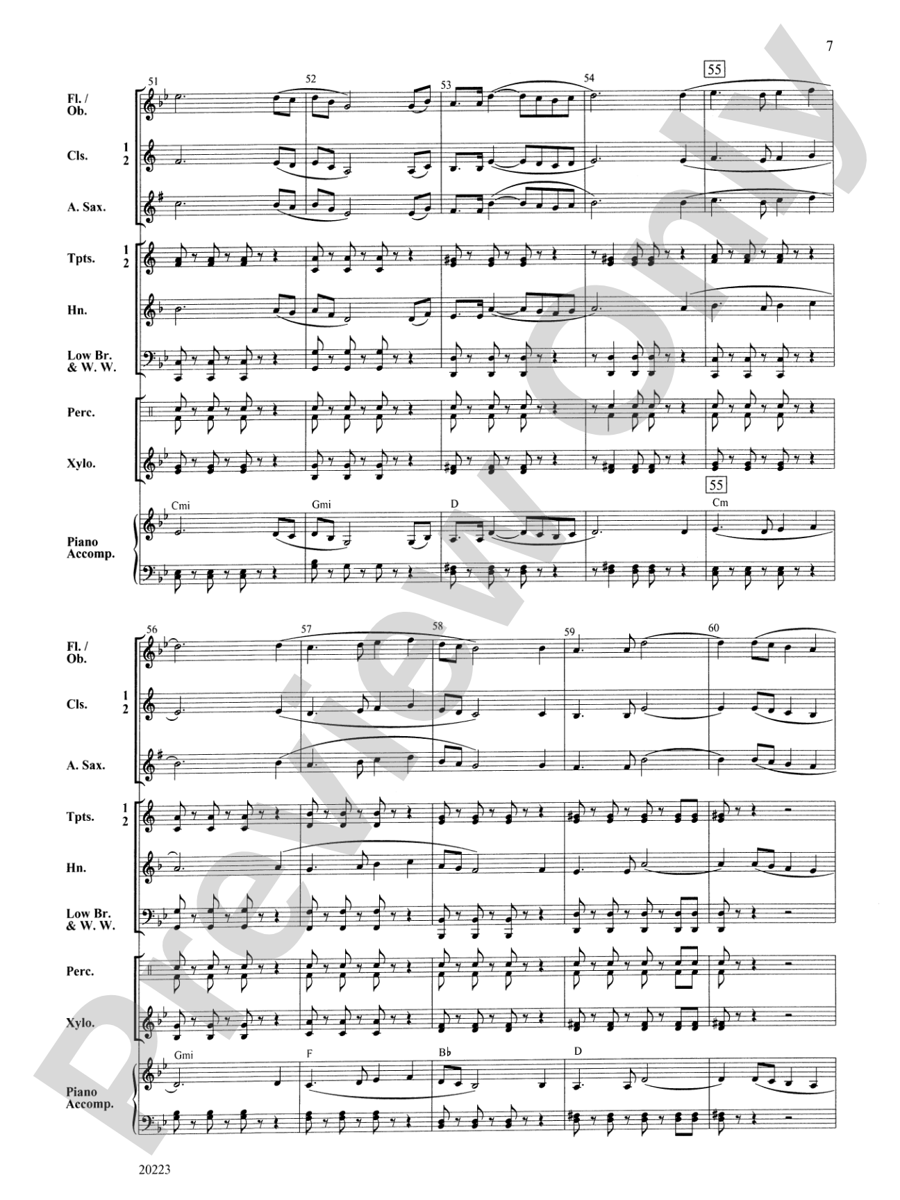 Trumpets of Seville: Concert Band Conductor Score & Parts