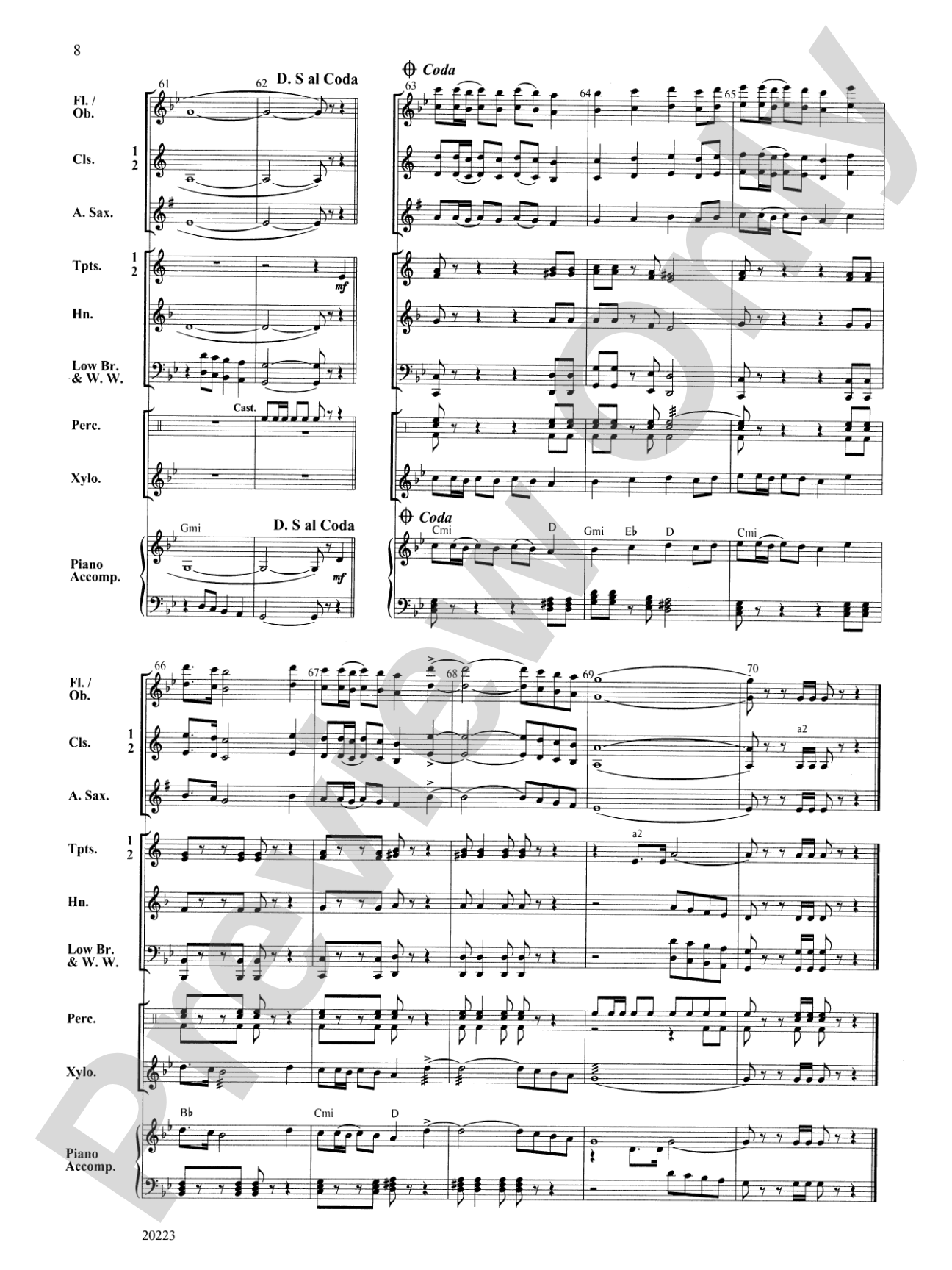 Trumpets of Seville: Concert Band Conductor Score & Parts