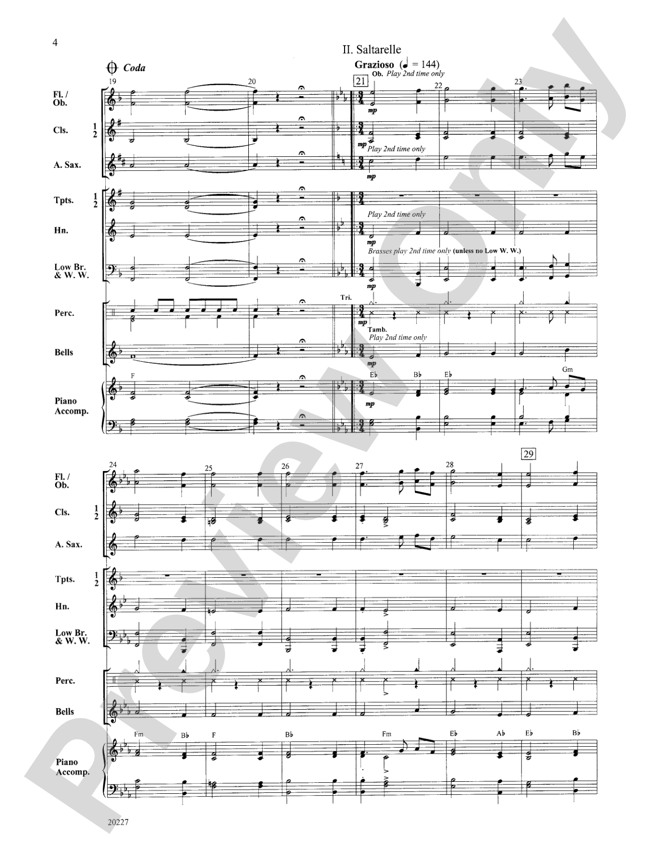Renaissance Dances: Concert Band Conductor Score & Parts
