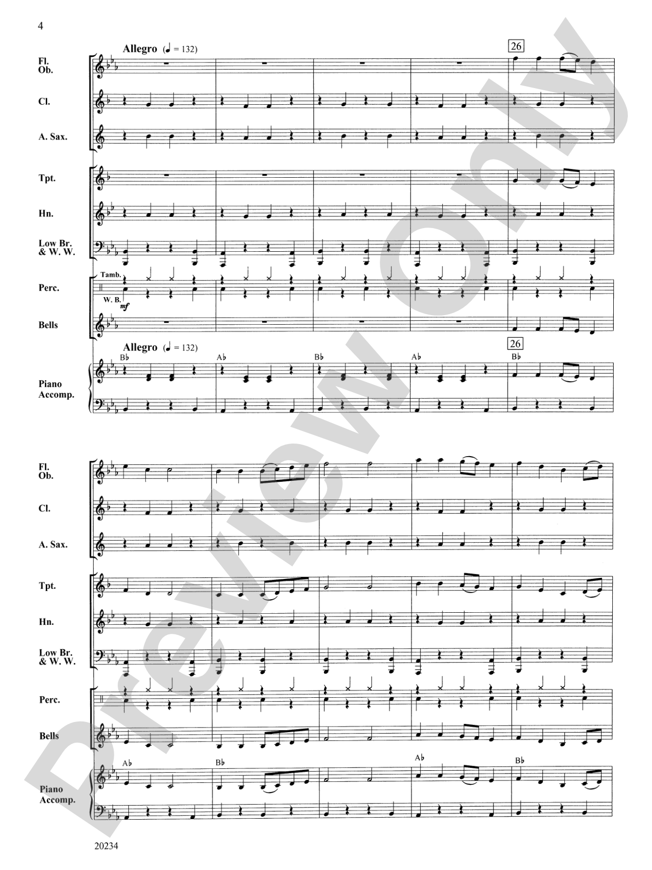 The Enchanted Wizard: Concert Band Conductor Score & Parts