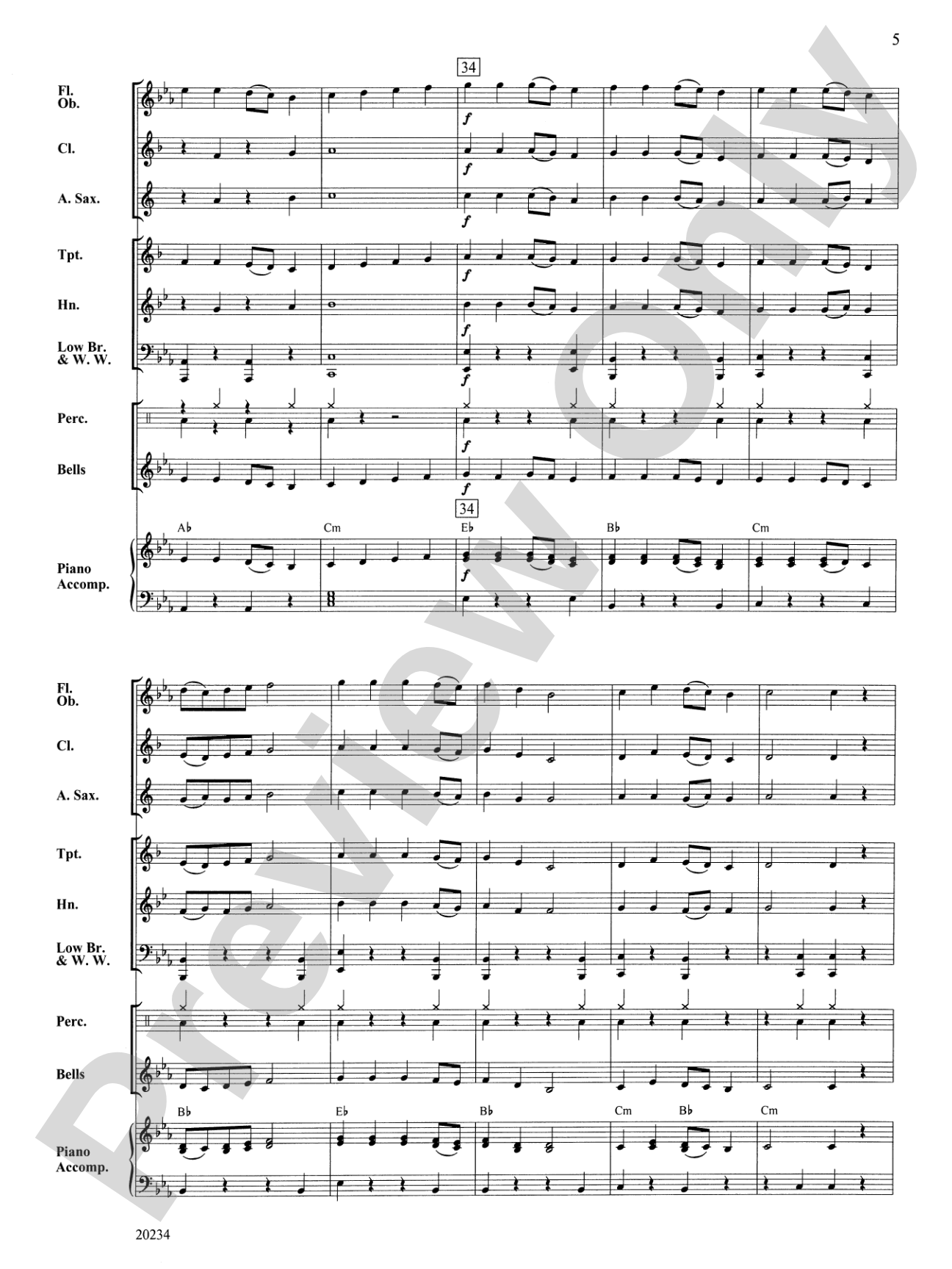 The Enchanted Wizard: Concert Band Conductor Score & Parts