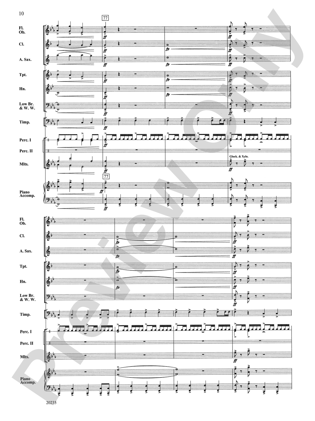 Ritmico!: Concert Band Conductor Score & Parts