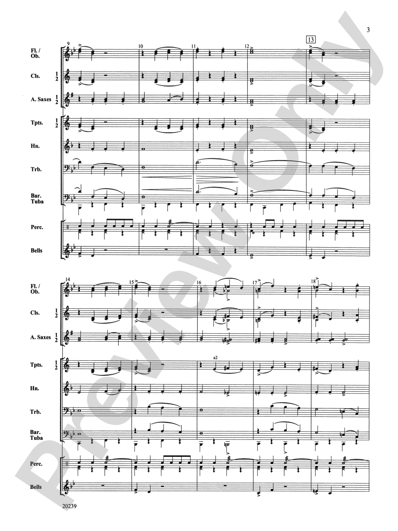 Colonel Bogey: Concert Band Conductor Score & Parts