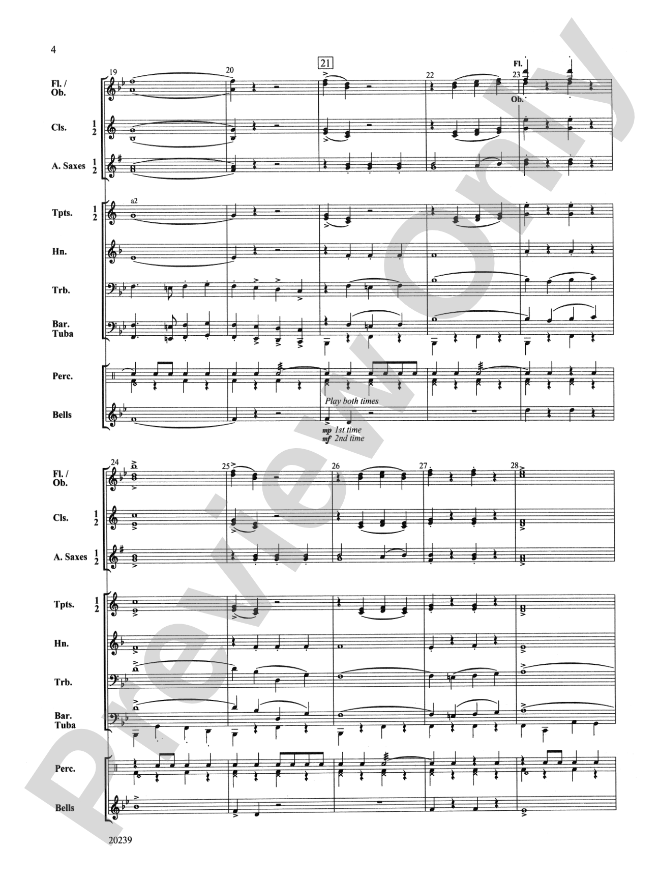 Colonel Bogey: Concert Band Conductor Score & Parts