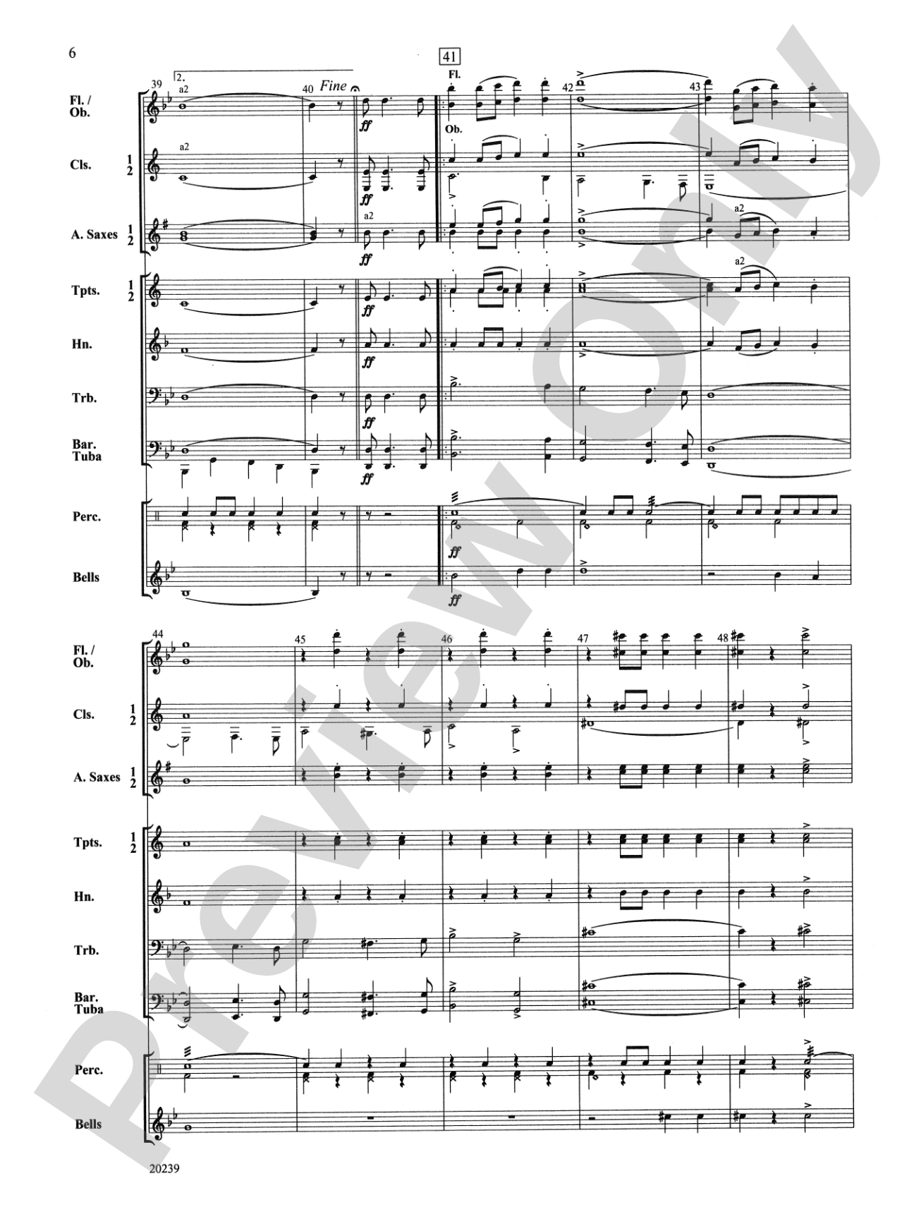 Colonel Bogey: Concert Band Conductor Score & Parts