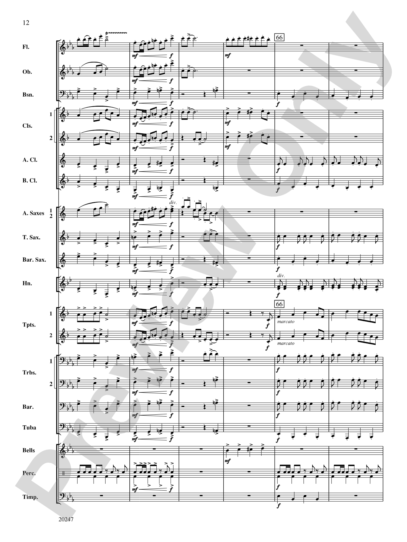 Prairie Schooner: Concert Band Conductor Score & Parts
