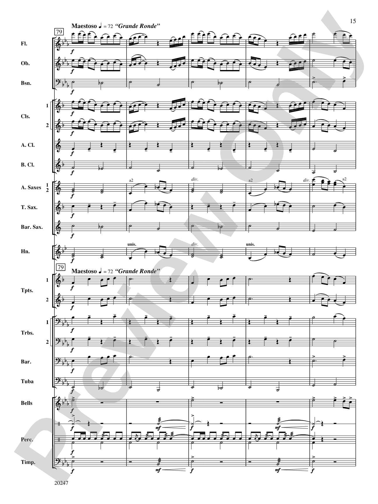 Prairie Schooner: Concert Band Conductor Score & Parts