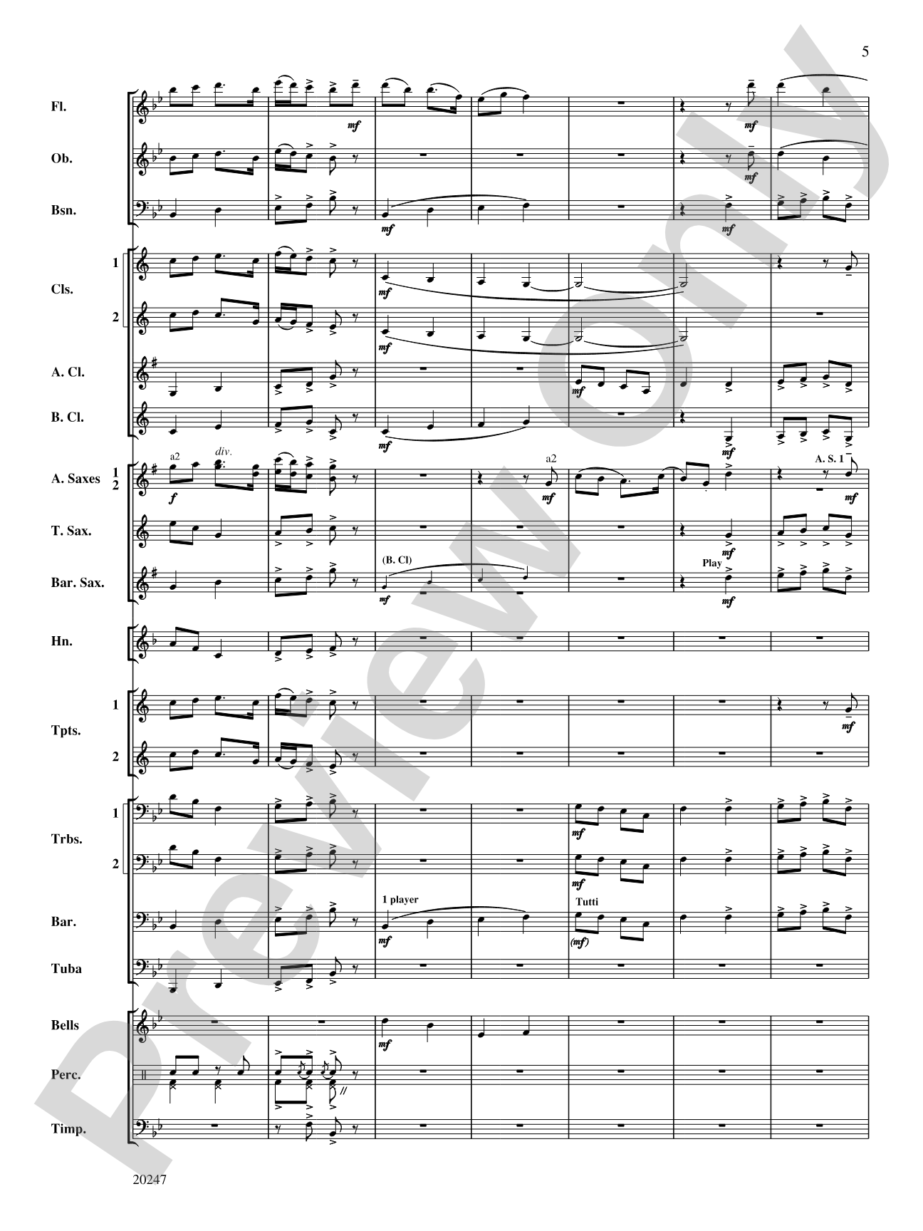 Prairie Schooner: Concert Band Conductor Score & Parts