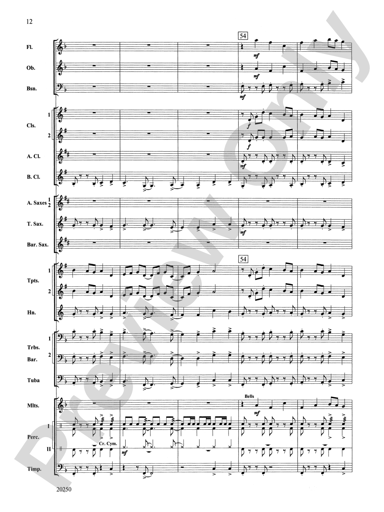 Dolce and Dance: Concert Band Conductor Score & Parts