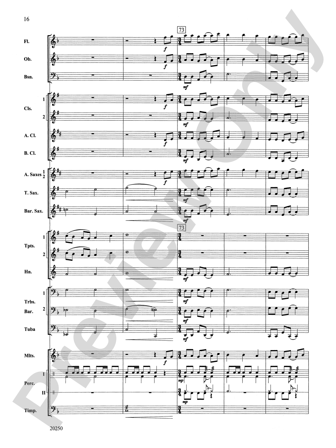 Dolce and Dance: Concert Band Conductor Score & Parts