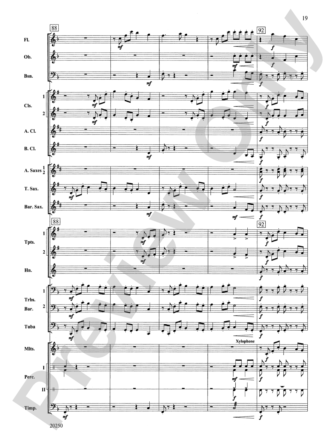 Dolce and Dance: Concert Band Conductor Score & Parts