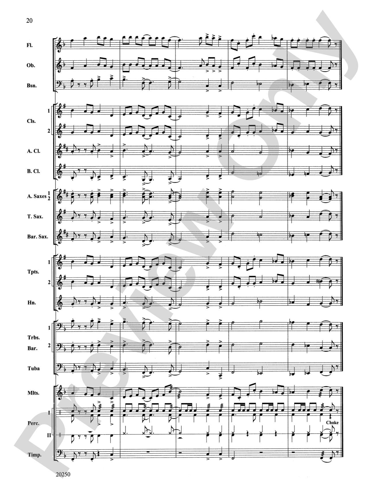 Dolce and Dance: Concert Band Conductor Score & Parts