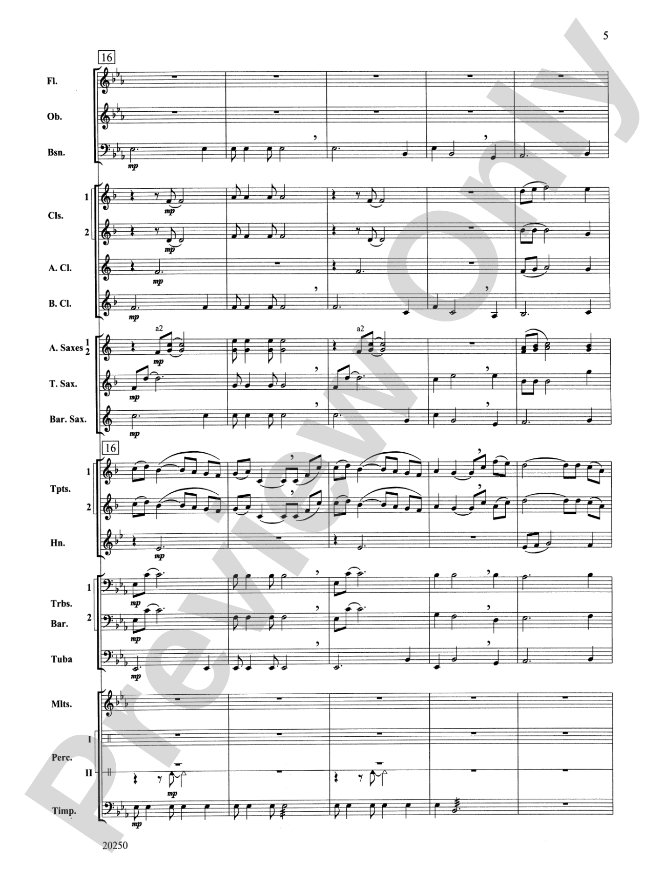 Dolce and Dance: Concert Band Conductor Score & Parts