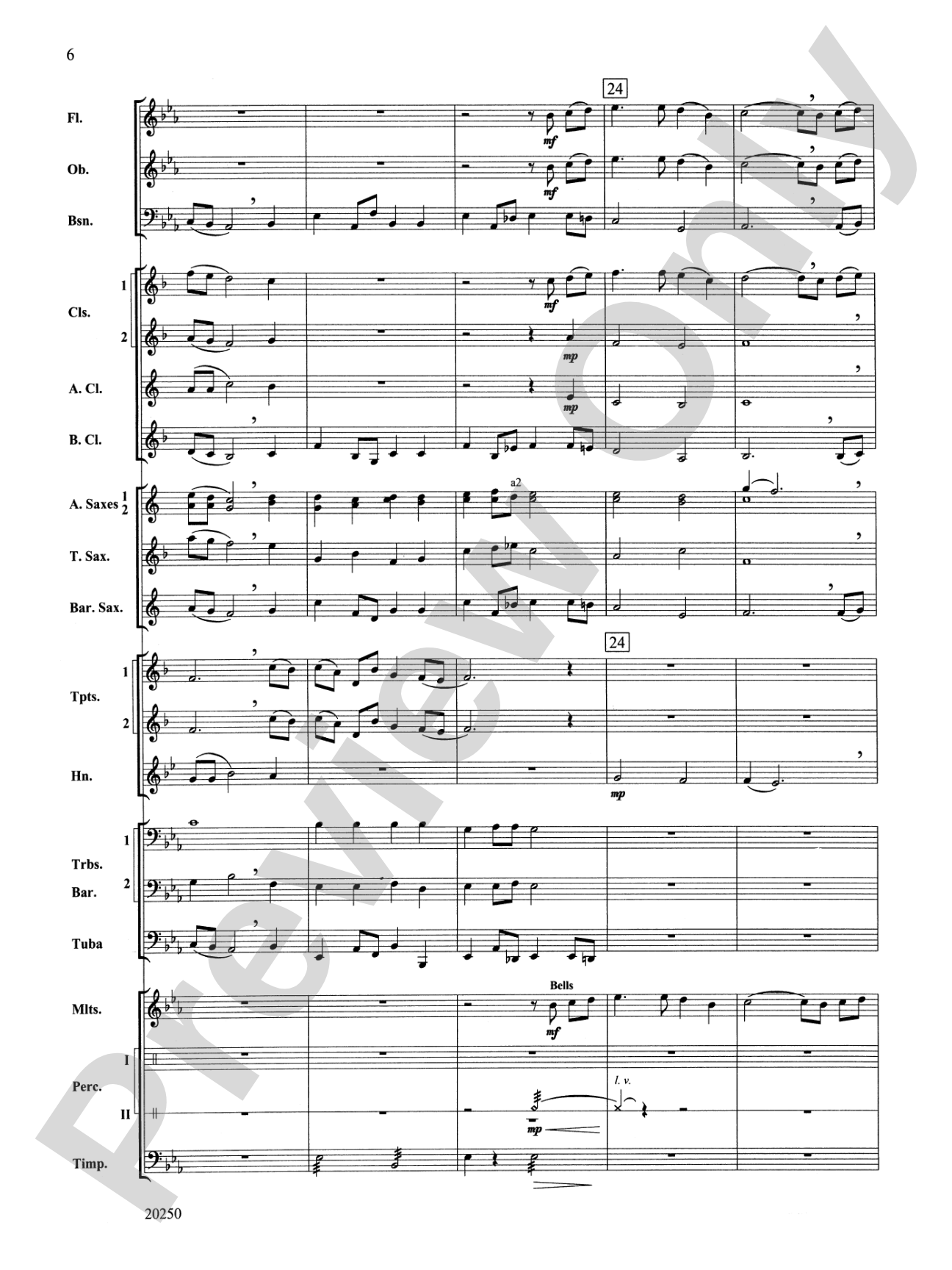 Dolce and Dance: Concert Band Conductor Score & Parts