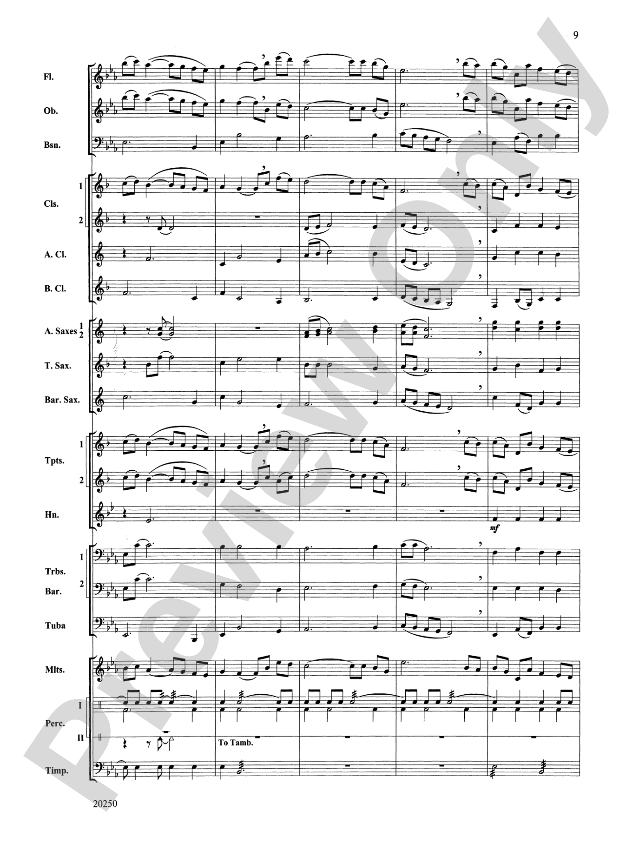 Dolce and Dance: Concert Band Conductor Score & Parts
