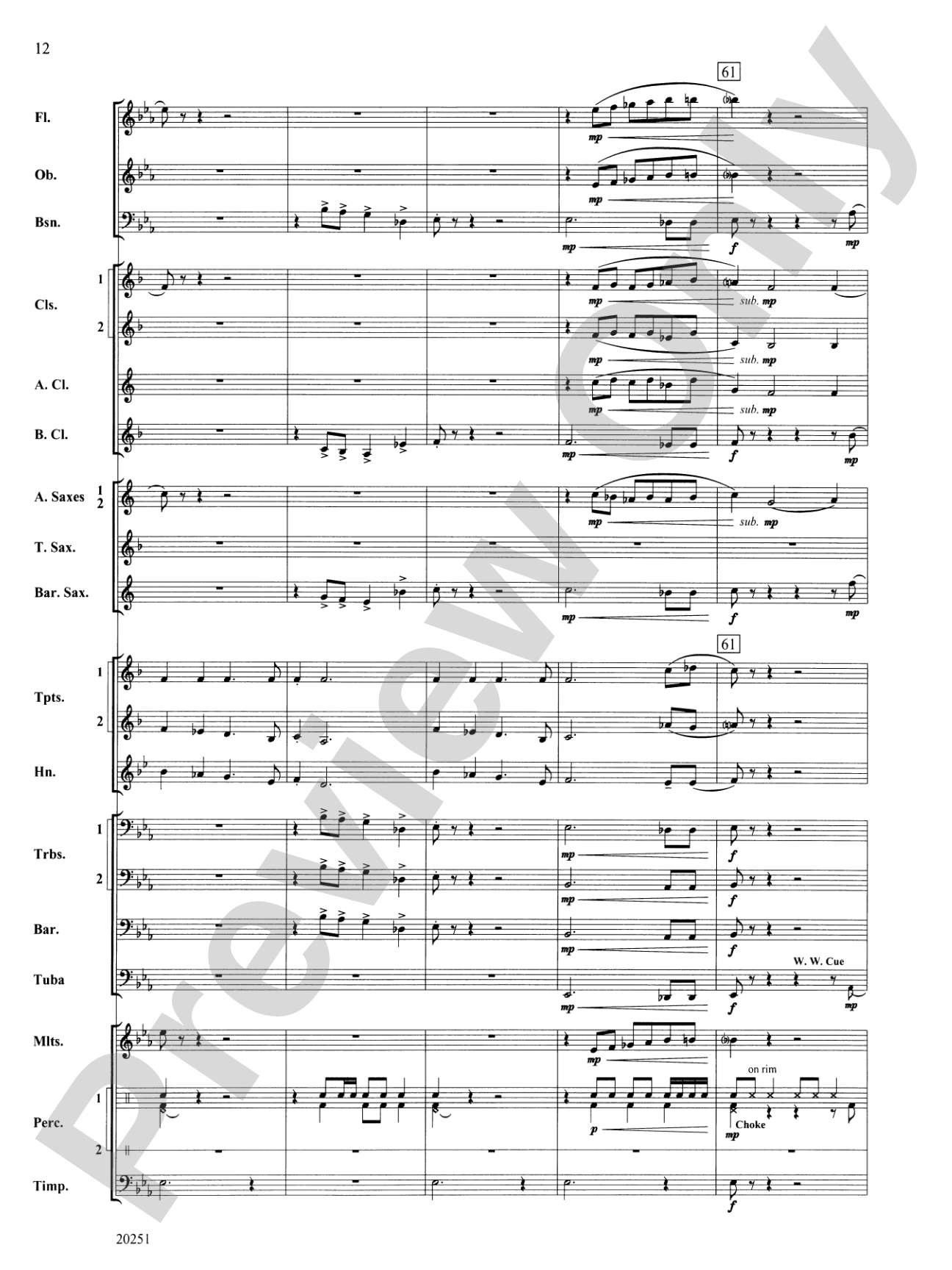 Metamorphosis: Score