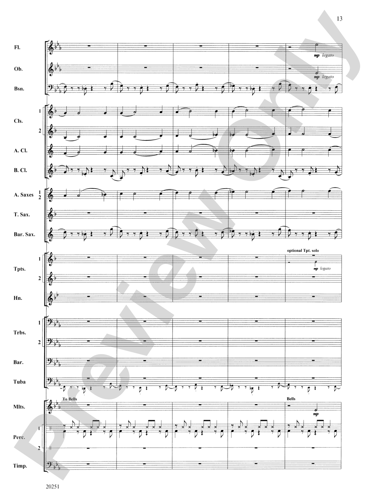 Metamorphosis: Score