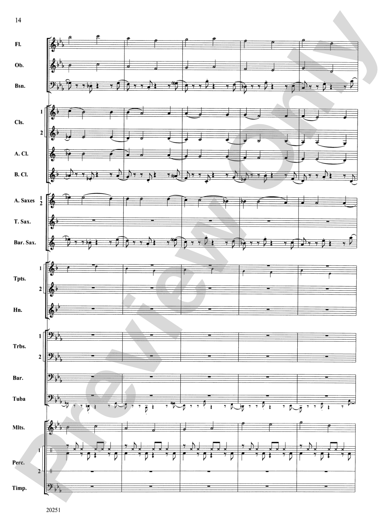 Metamorphosis: Score