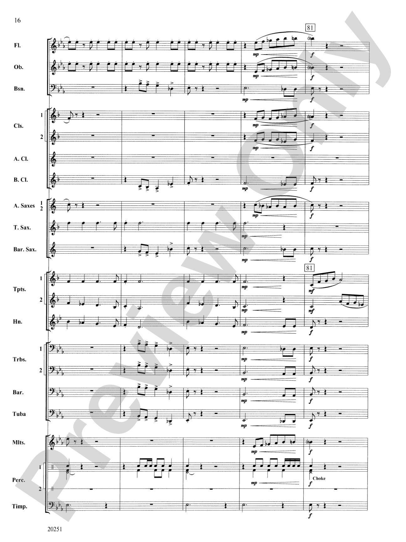 Metamorphosis: Score