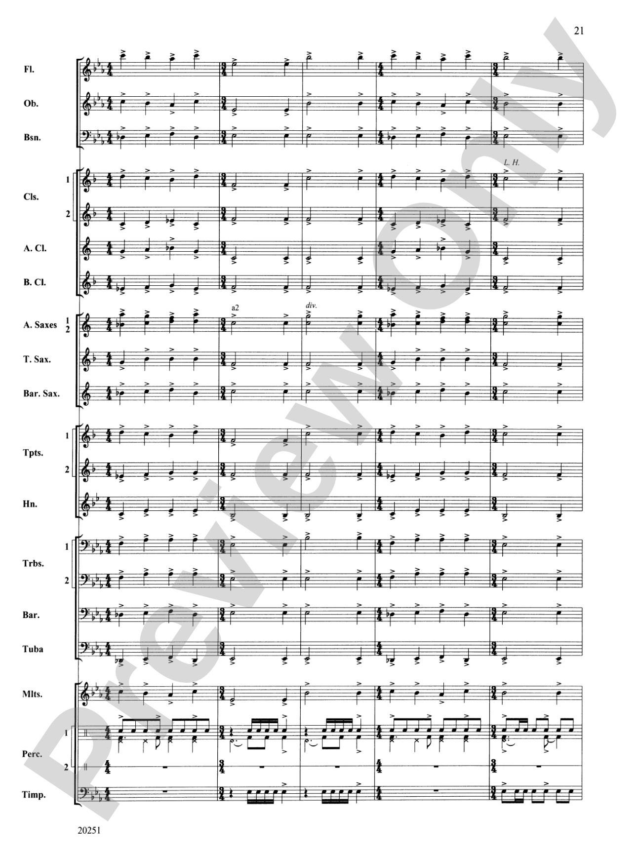 Metamorphosis: Score