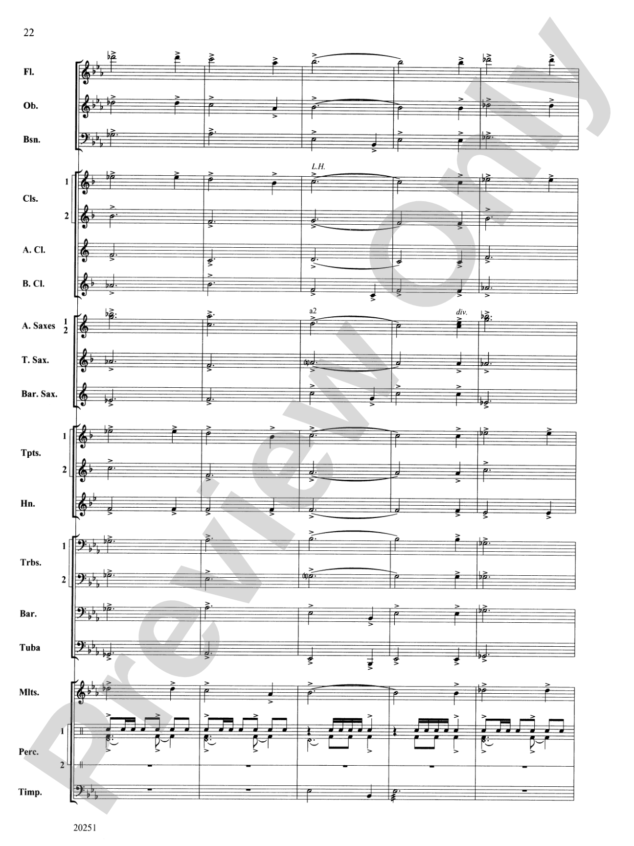 Metamorphosis: Score