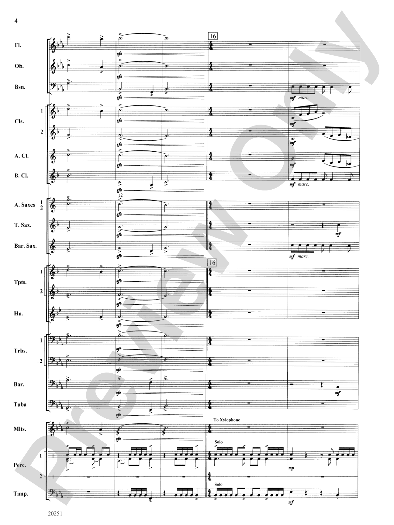 Metamorphosis: Score