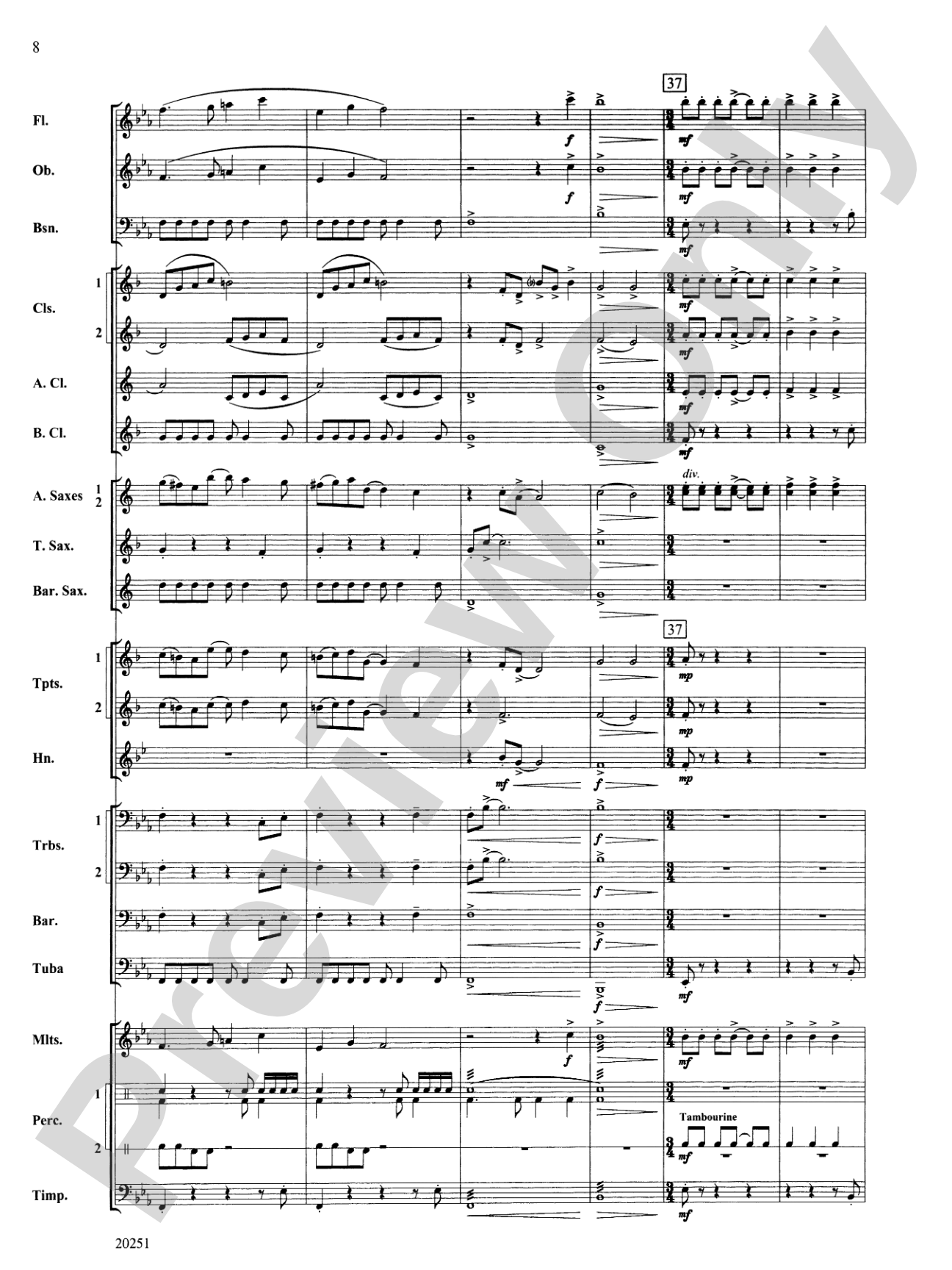 Metamorphosis: Score