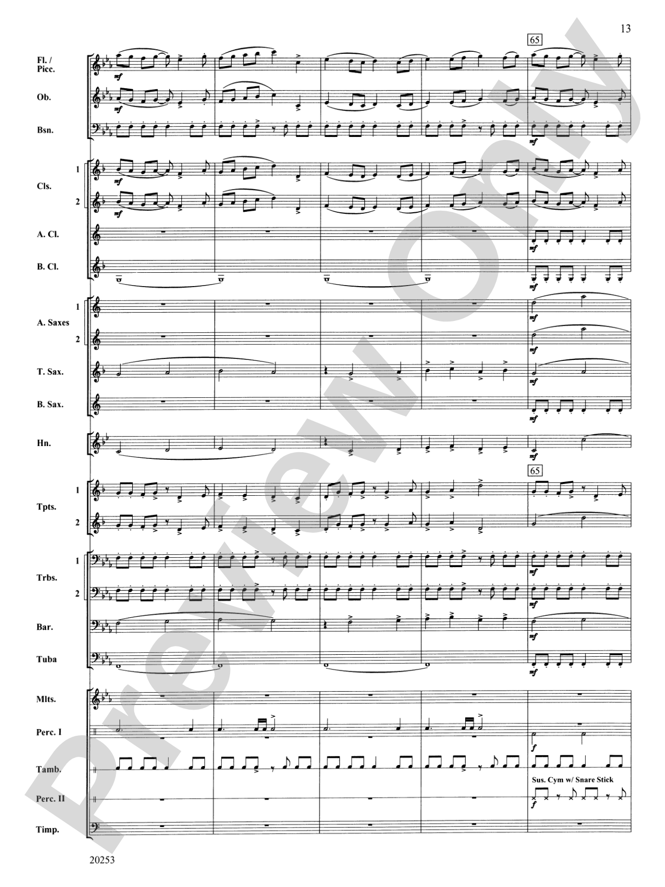 Garden of the Black Rose: Concert Band Conductor Score & Parts