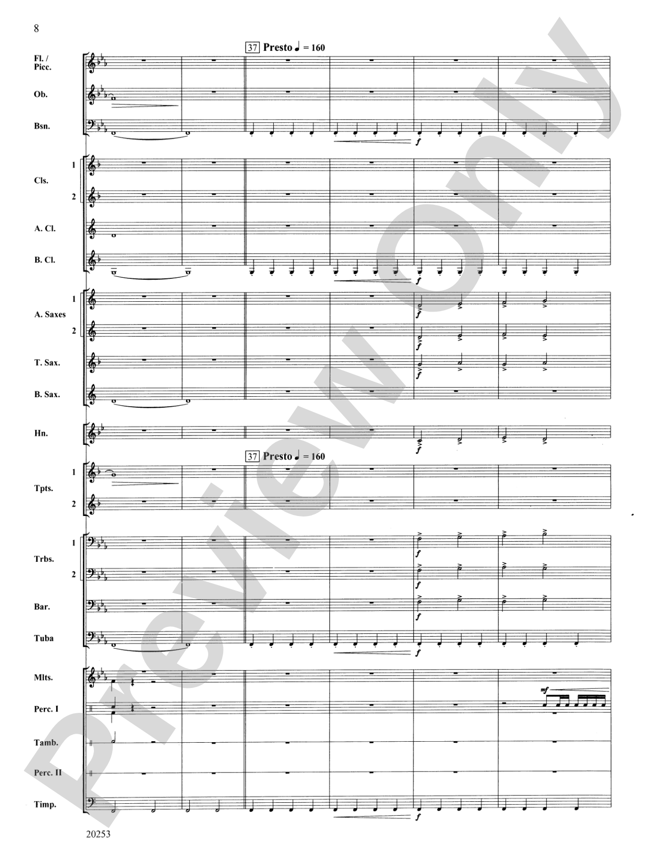 Garden of the Black Rose: Concert Band Conductor Score & Parts