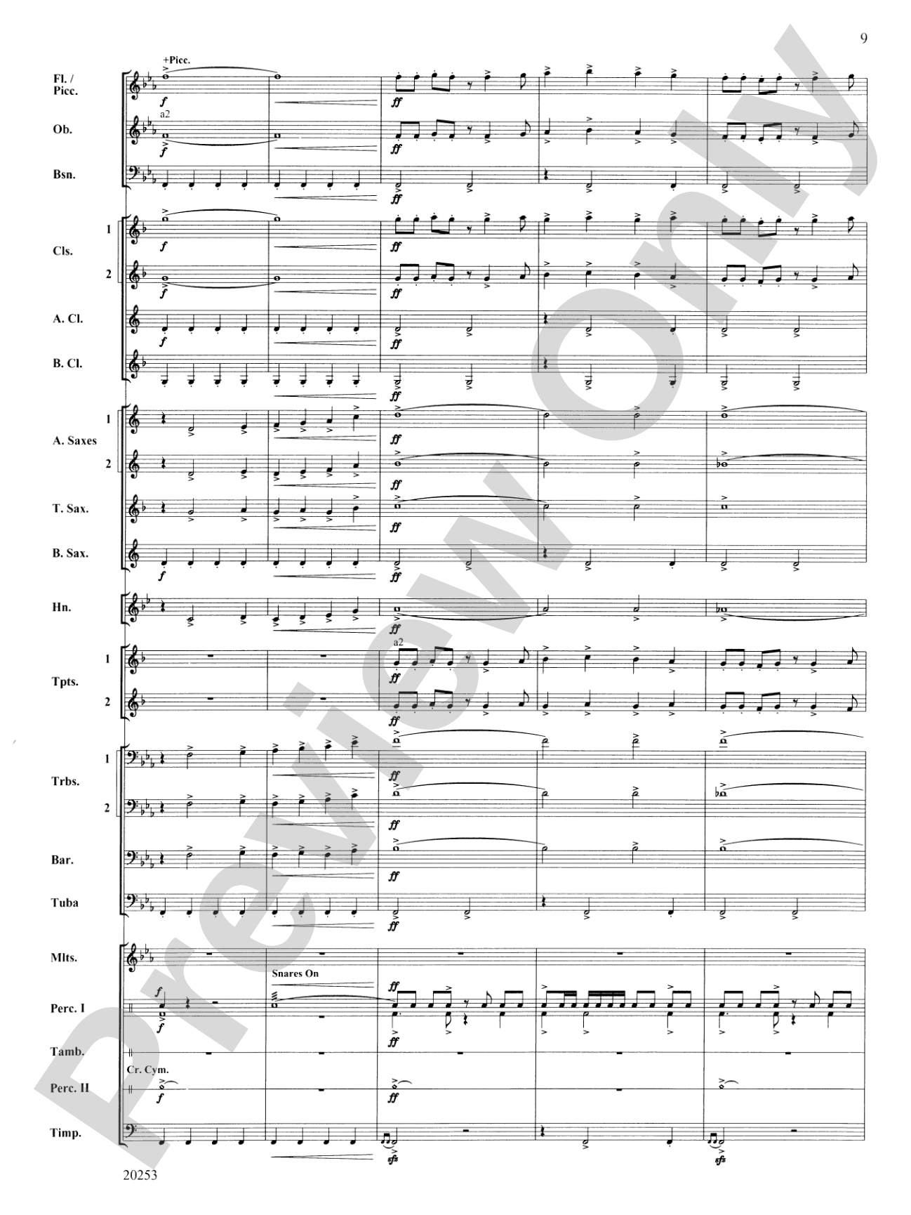 Garden of the Black Rose: Concert Band Conductor Score & Parts
