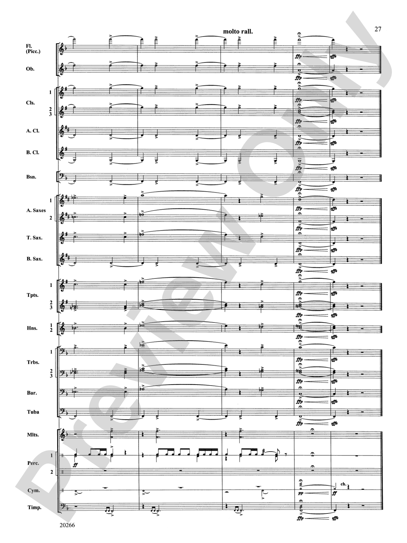 Ghost Fleet: Concert Band Conductor Score & Parts