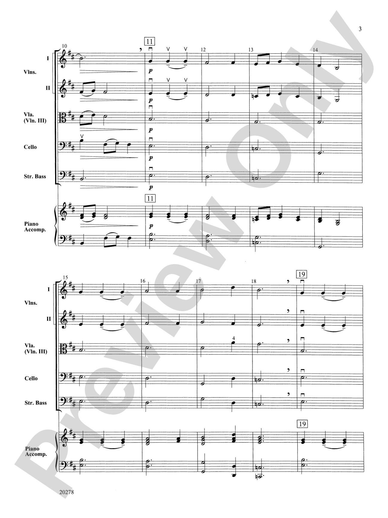 Elegy and Dance: Score